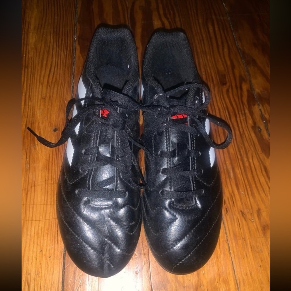 Adidas Men's Black and White Athletic Shoes